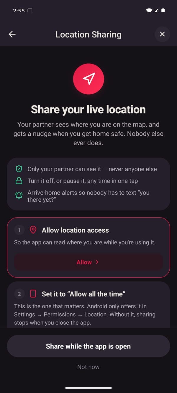 Got home safe · Android preview