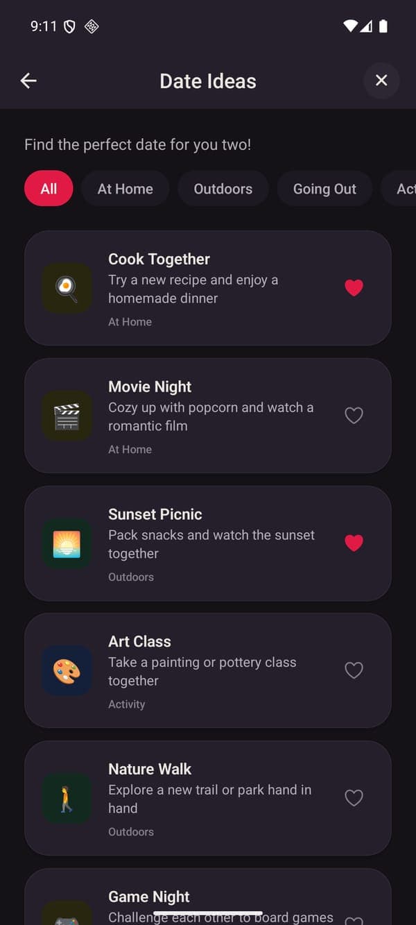 Pick the date · Android preview