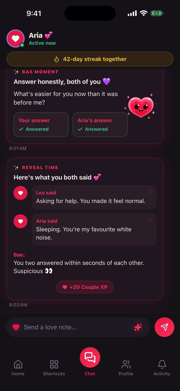 Answer in secret · iOS preview