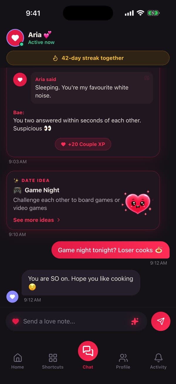 Bae date idea · iOS preview