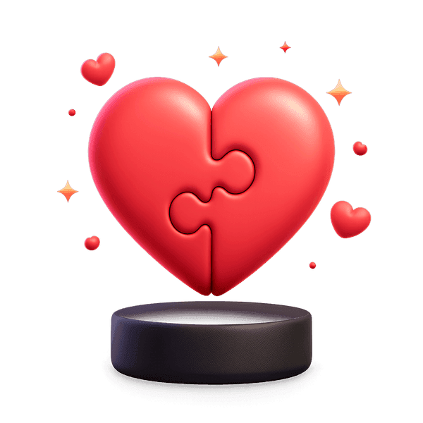 Puzzle heart preview
